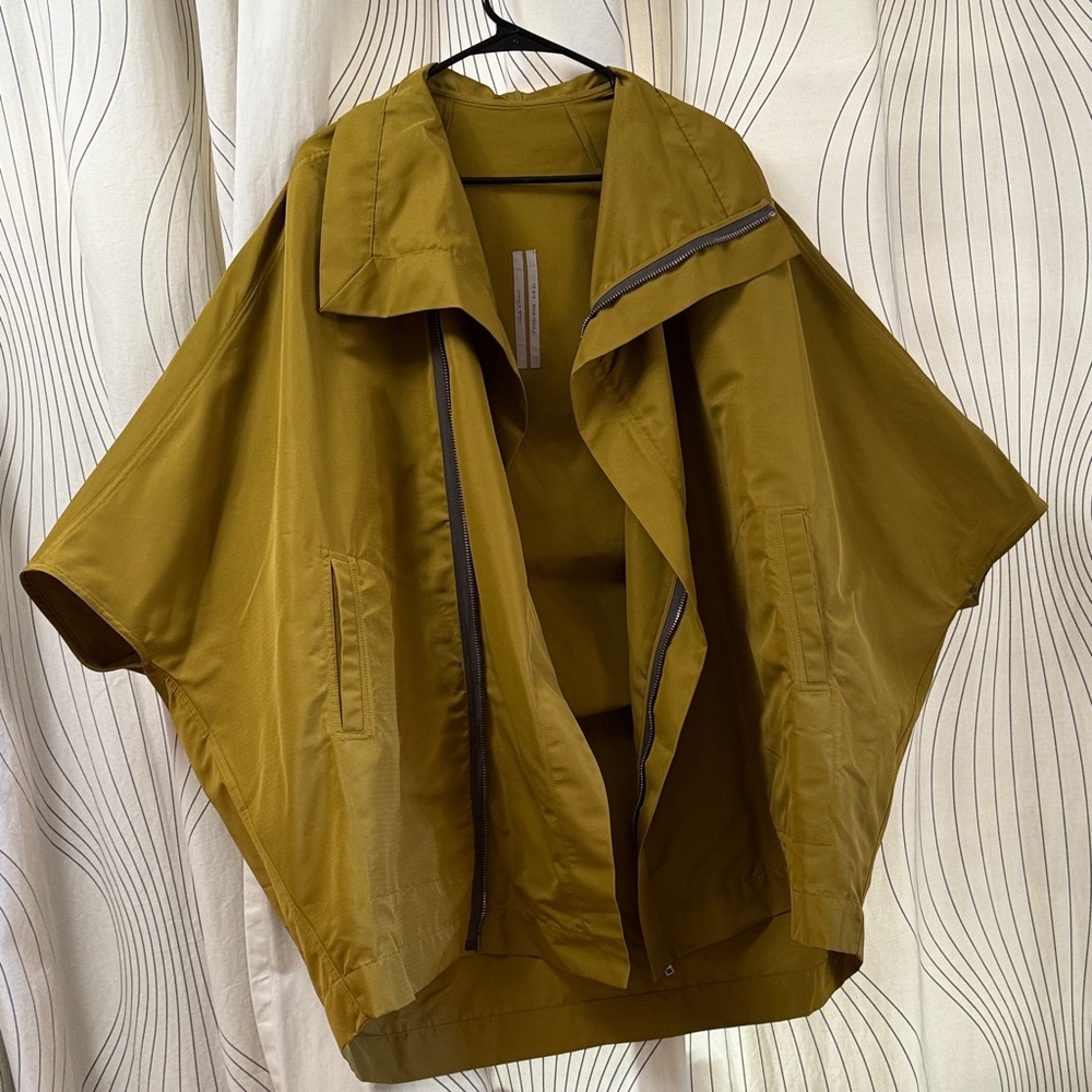 Rick Owens Mustard Yellow Outerwear